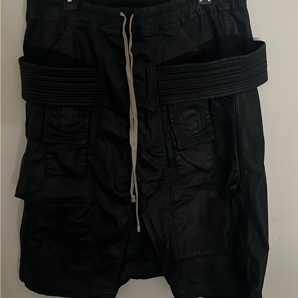 Vintage black Rick Owens Cargo Shorts